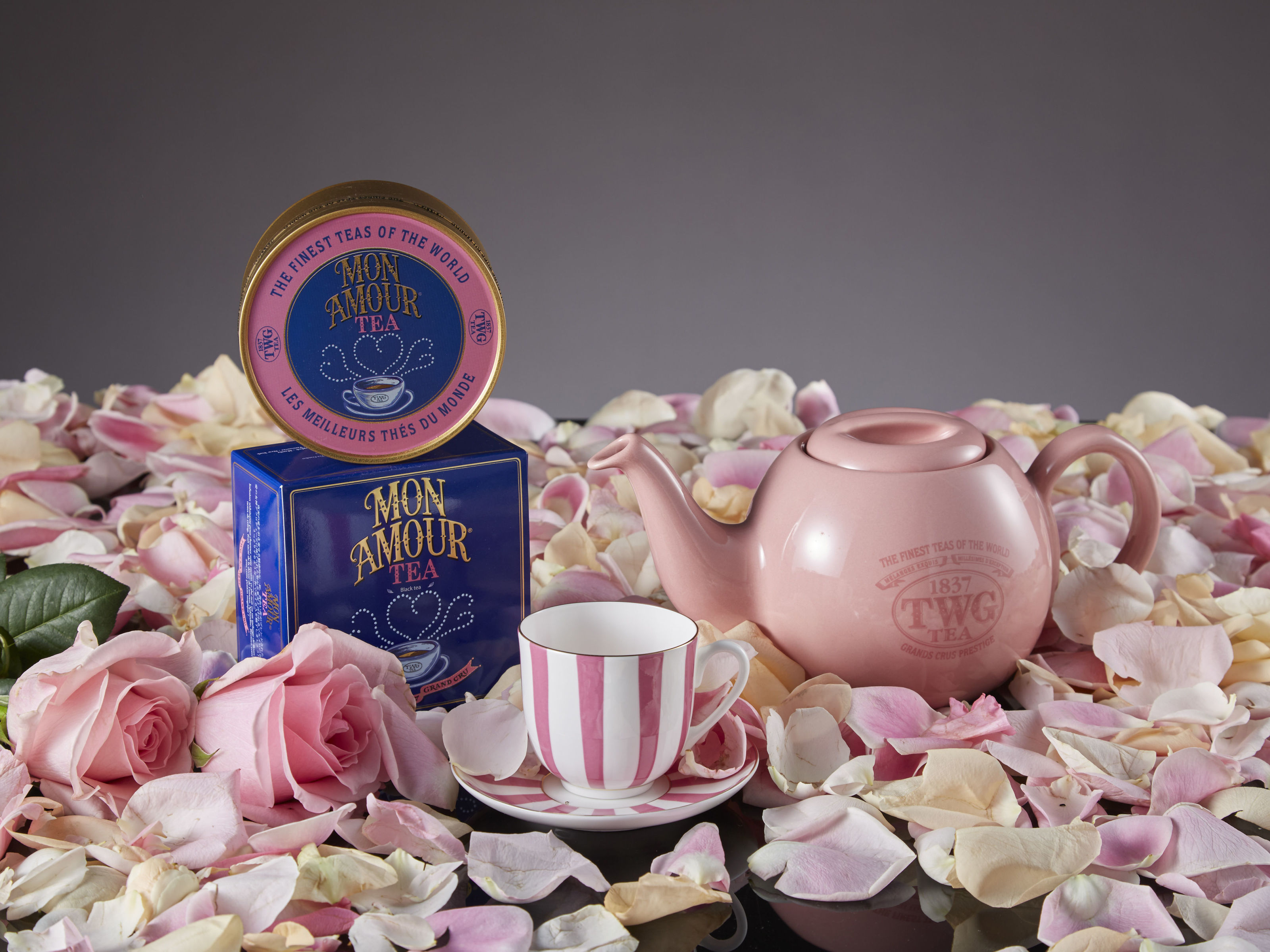 茶 TWG Amour Tea Amazon | TWG Tea ｜Amour de Thé （キャビア缶, 茶葉100g入り